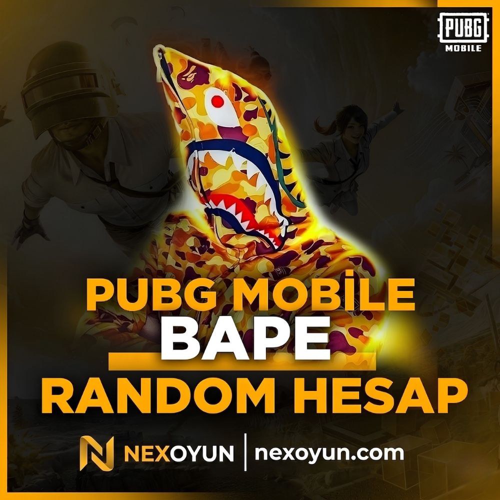 BAPE PUBG MOBİLE RANDOM HESAP