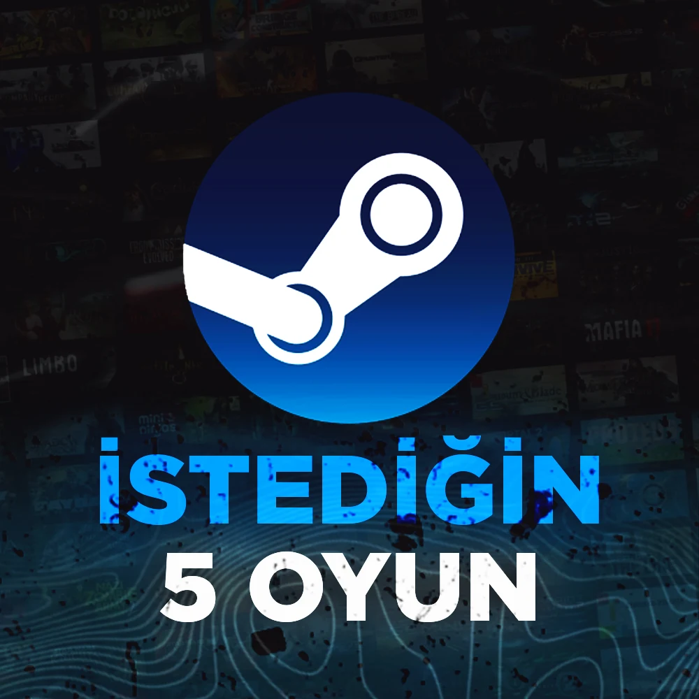İstediğin 5 Oyun Satın Al (Garanti + Destek)